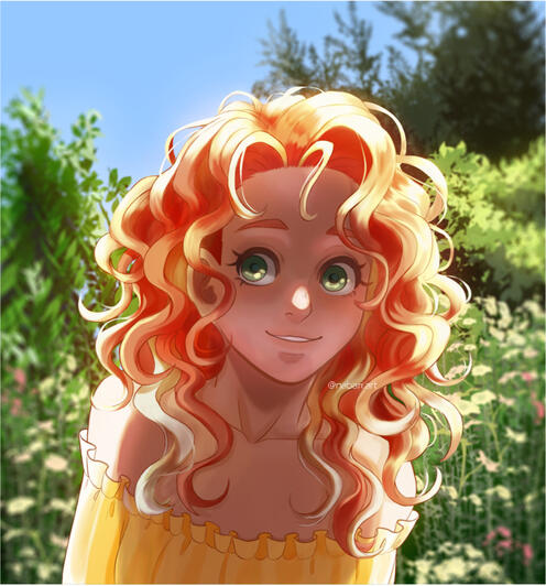 Amidst the flowers